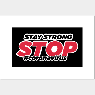 Stop Coronavirus T-Shirt Posters and Art